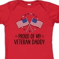 thumbnail image 4 of Inktastic Military Veteran Daddy Proud Son Daughter Boys or Girls Baby Bodysuit, 4 of 5