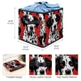 thumbnail image 3 of Spotted Dog Large Capacity Foldable Storage Bin Box Cubes with Handle, 10.8"x10.5"x10.6, 3 of 6