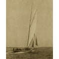 thumbnail image 2 of Vision Studio 20x24 Black Ornate Wood Framed with Double Matting Museum Art Print Titled - Racing Yachts I, 2 of 4