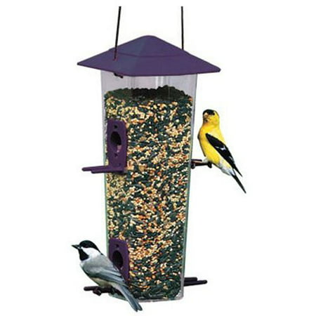 NA6151 Audubon Hopper Songbird/Thistle Wild Bird Feeder, Includes Thistle And Standard Seed Ports By