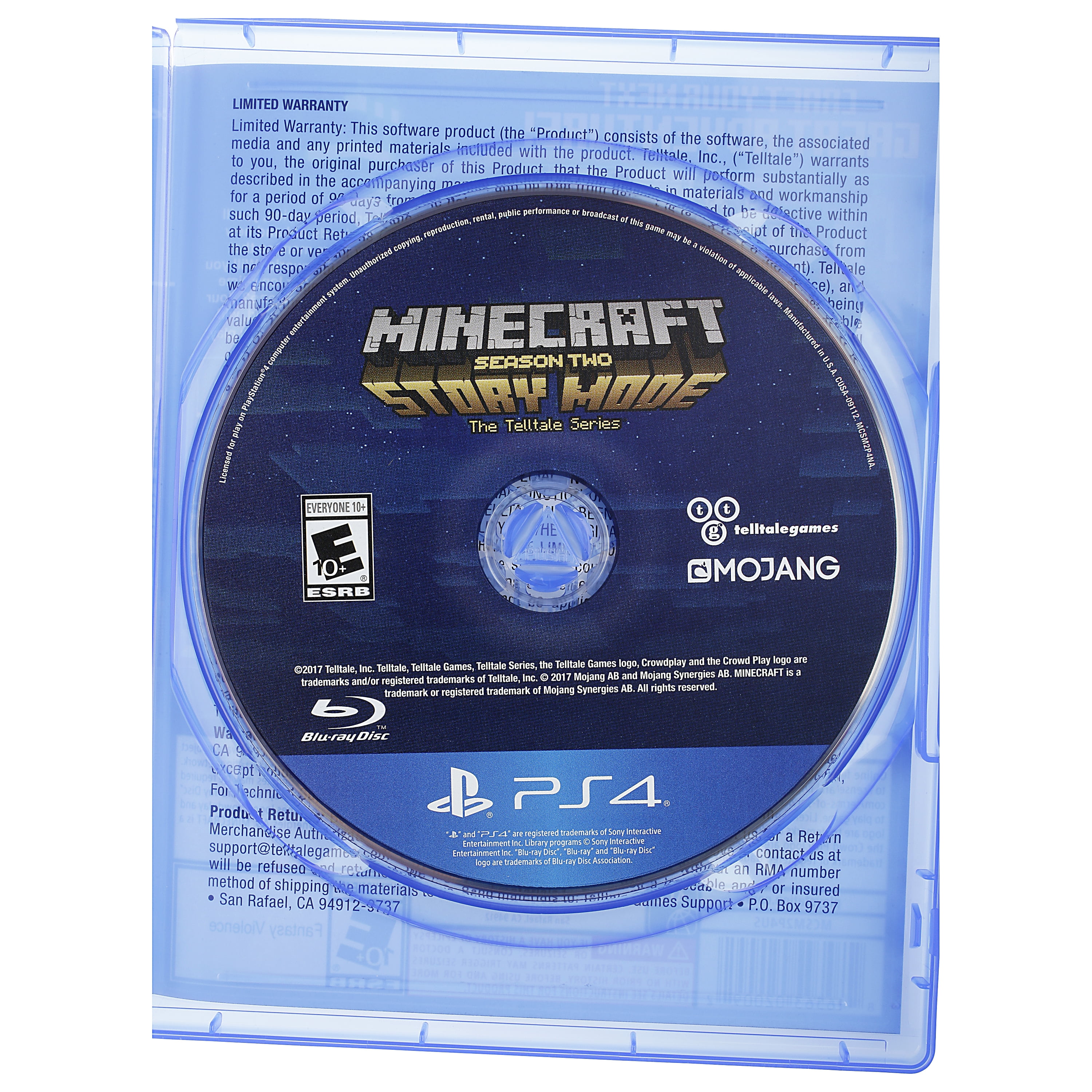 Minecraft: Story Mode Season Two Season Pass Disc (Chapter One Only) -  PlayStation 4