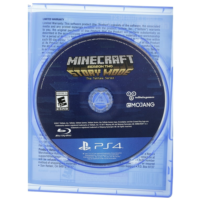 Minecraft Story Mode: Season 2 (PS4 Disc) - Episodes 2 to 5 are locked  (Purchased - Coming soon) : r/MinecraftStoryMode