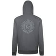thumbnail image 3 of Men's Levelwear Gray Kansas City Royals Podium Grain Hoodie, 3 of 3