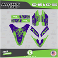 thumbnail image 4 of Kalair GFX Graphics Kit for Kawasaki KX85 (2014-2021) Nightcity Series, 4 of 5