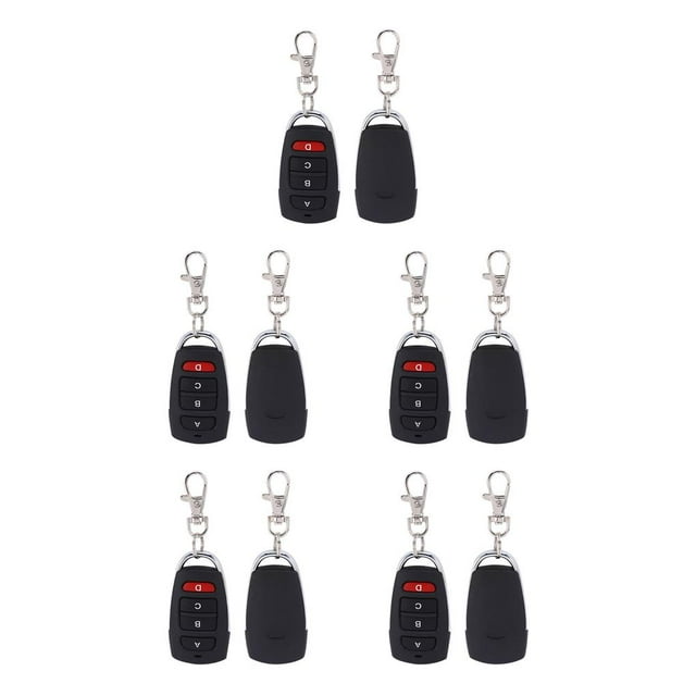 Wisewang Universal Garage Door Gate Remote Control Copier Self-learning Wireless Controller Electric Accessories Type 5 5Set