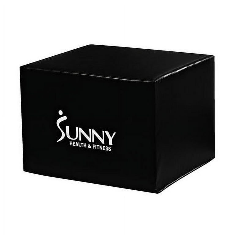 Sunny Health & Fitness Foam Plyometric Exercise Box, 550 lb Weight