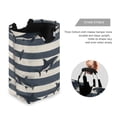 thumbnail image 3 of Yayeee Freestanding Laundry Hamper with Handle Collapsible Large Storage Basket for Clothes, Dark Sharks, 3 of 7