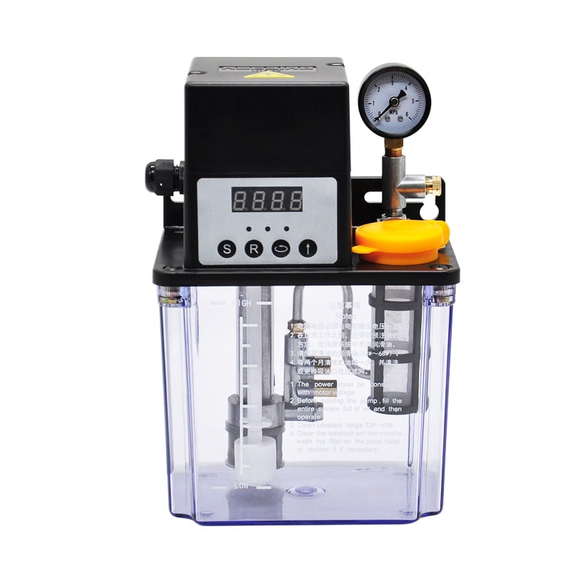 INTBUYING Electric Automatic Lubrication Pump Oiler NC Pump Digital