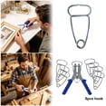 thumbnail image 1 of Tong Inverted Clamping Stainless Steel Inverted Clamps Equipped With Clamps And Storage Rings Suitable For Wooden Picture Frames Trim And Decorative Lines., 1 of 4