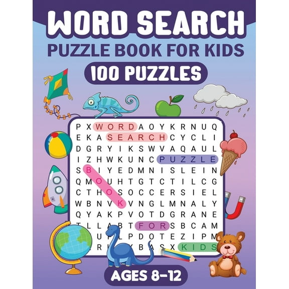 Word Search Puzzle Book for Kids: Word Searches For Kids Ages 8-12, (Paperback)