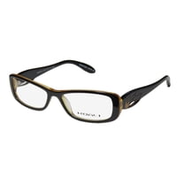NEW KOALI 7201K WOMENS/LADIES DESIGNER FULL-RIM BLACK FRAME DEMO LENSES 52-15-135 EYEGLASSES/EYE GLASSES