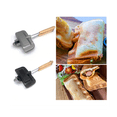 thumbnail image 5 of Sartén para sándwich de doble cara, antiadherente, plegable, para asar pan, tostadas, máquina para hacer panqueques y desayuno, 5 of 5
