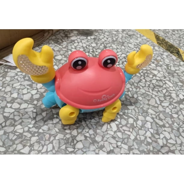 Educational Baby Leash Cute Crab Music Light Music Kids Toys