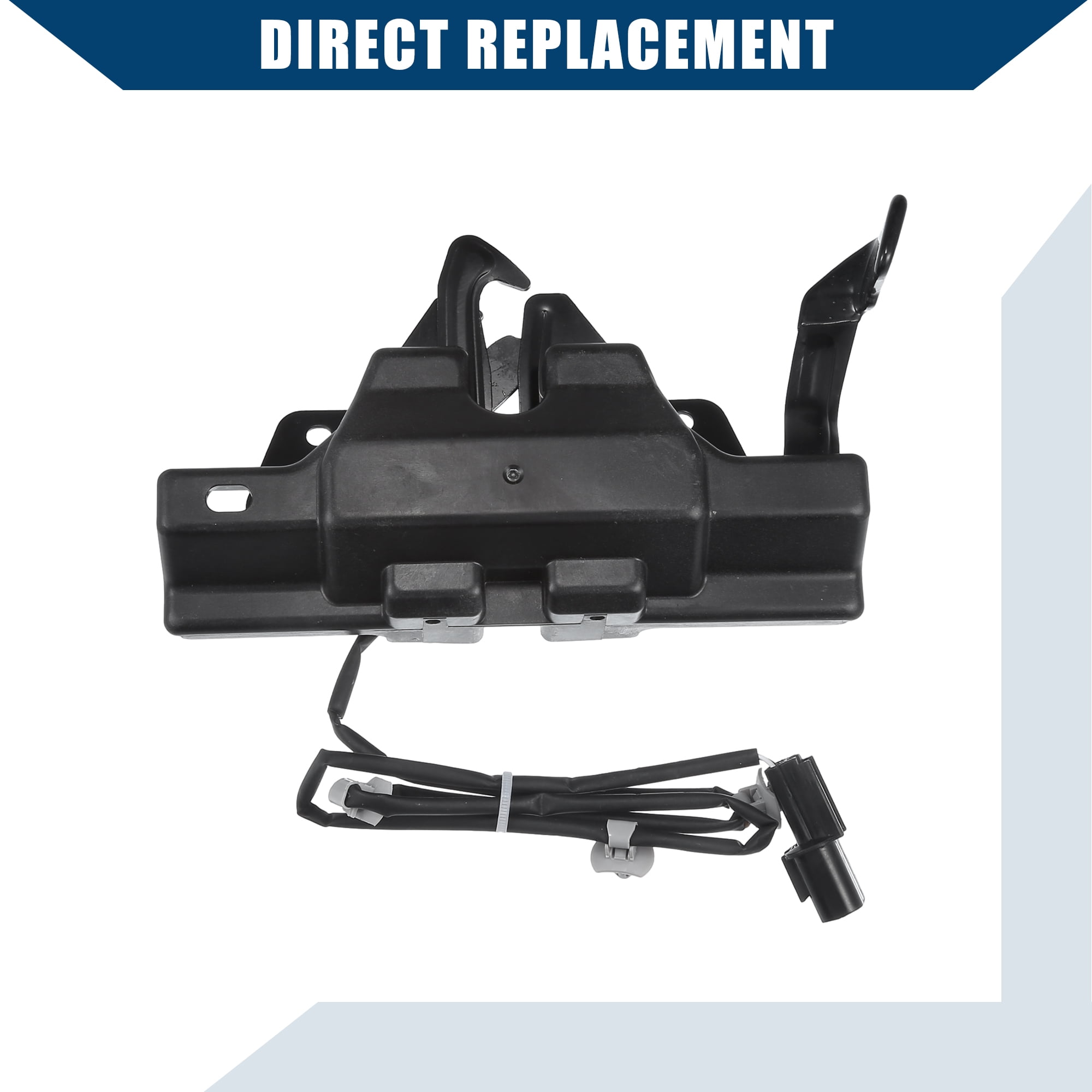 Hood Lock Latch For Hyundai Elantra 2016-2018 - Black Metal Replacement #81130F2010