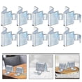 thumbnail image 2 of 10pcs Cabinet Shelf Clips Metal File Cabinet Shelf Clips Heavy Duty Shelving Supports, 2 of 5