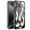 Black, variant on Decase Soft TPU Lightweight Glitter Magnetic Case for iPhone 11 Pro Max,Electroplate Glossy Flame Shape Hollow Heat Dissipation Cover,Slim Bling Flexible Shockproof Phone Case with Diamond,Rosegold