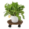 thumbnail image 3 of Estante para flores con ruedas para hileras, soporte para exhibición de plantas Estante para flores de interior Soporte para exhibición de plantas construido para durar, 3 of 12