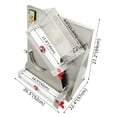 thumbnail image 3 of Machine Électrique de Laminage de Pâte 4 Pouces-15,7 Pouces Presse à Pizza Rouleau Pain Pâtes 110 V, 3 of 19