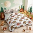 thumbnail image 2 of Erosebridal Elephant Twin Bedding for Boys Girls, Boho Paisley Bedding Comforter Set, Gray Reversible 7 Pieces, 2 of 6
