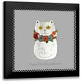 thumbnail image 1 of Ogren, Sarah 20x20 Black Modern Framed Museum Art Print Titled - Happy Day of the Dead Cat, 1 of 5