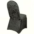 thumbnail image 2 of Velvet Spandex Banquet Chair Cover Black, 2 of 5