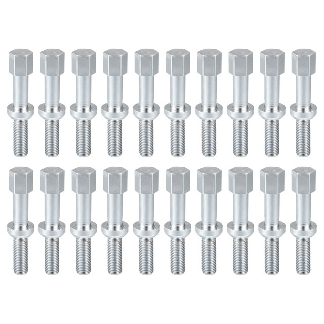 Unique Bargains 20 tuercas de pernos de rueda M12x1.5 para Mercedes-Benz 500SEL 5.0L 1984-1993 No.2034010270
