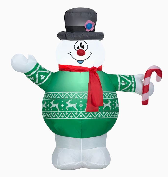 3.5ft Lighted Frosty the Snowman Christmas Inflatable