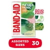 Band-Aid Brand Flexible Fabric Bandages, Forest, Assorted Sizes, 30 Ct