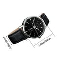 thumbnail image 3 of Classic Roman Dial Men's Watch with Calendar and Strap for and Gifting, 3 of 5
