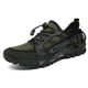 thumbnail image 3 of Zapatos descalzos para hombre, transpirables, cómodos para senderismo, ciclismo (45 verde militar), 3 of 9