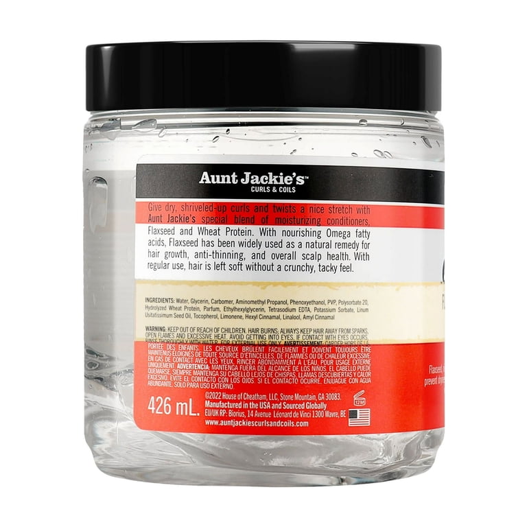 Aunt Jackie's Hair Nourishing Flaxseed Elongating Curling Gel, 15