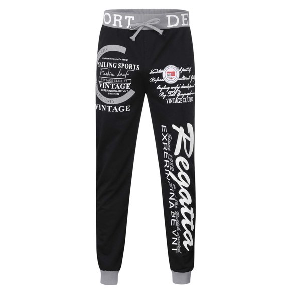 Men Casual Loose Letter Print Drawstring Elastic Waist Long Pants Trousers Parachute Pans X by O Sweatpants Gear Bunch Pants Loose Pants Women Men's Pants Wool Casual Pants Yoga Men Clothes Warm