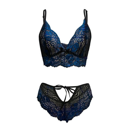 

Noarlalf lingerie for women Women Lingerie Corset Lace Hollow Out Top Bra And Pants Underwear Set lingerie for women