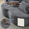 thumbnail image 2 of Convertible Folding Sofa Bed, Full Size Sleeper Couch with High-Density Foam, No Assembly Required, 2 of 8