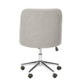 thumbnail image 4 of SAFAVIEH Evelynn Transitional Tufted Chrome Leg Swivel Office Chair, Grey, 4 of 9