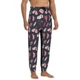 thumbnail image 4 of Kdxio Breast Cancer Awareness1 Pattern Joggers,Sweatpants for Men with Pockets-Medium, 4 of 5