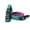 Green Pink, variant on Adjustable Honeycomb PVC Dog Collar, 20mm Width, Green Pink, for Medium Dogs