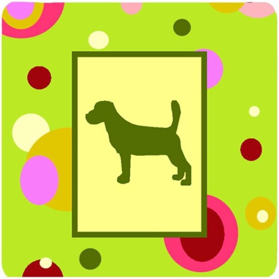 Basset Hound Foam Coasters - Set 4