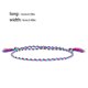 thumbnail image 4 of Pulseras de Hilo ajustable Qarigey con decoraciones de flecos tipo 4, 4 of 6