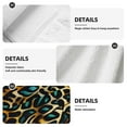 thumbnail image 7 of Kdxio Teal Leopard Hand Towel with Loop Hanging Towel Absorbent Tie Towels for Kitchen Tea Bar Bathroom Decor, 7 of 7