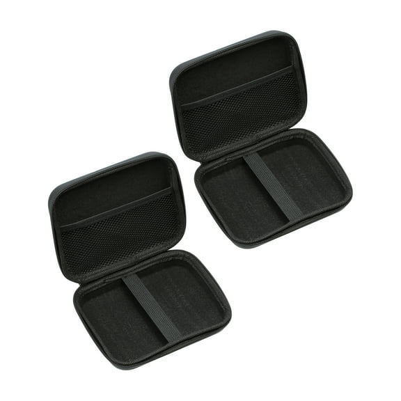 Uxcell 5.51x3.94" Electronic Organizer Case, 2Pcs EVA Hard Waterproof Carrying Case