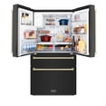 thumbnail image 4 of ZLINE KITCHEN AND BATH RFMZW36BSG french door freestanding refrigerator, 4 of 5