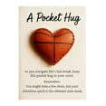 thumbnail image 1 of Desktop Ornament for Sports Enthusiasts - Encouraging Pocket Hug Display with Card and Heart Shaped Design for Home and, 1 of 6
