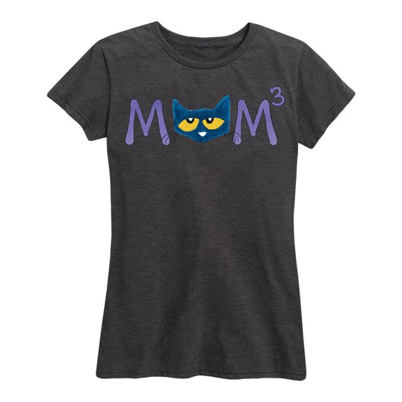 Pete The Cat - MOM Cubed - Women's Short Sleeve Graphic T-Shirt
