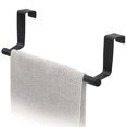 thumbnail image 1 of Horizon Black Door Towel Holder Kitchen Dish Towel Holder, Brushed Stainless Steel, 1 of 5