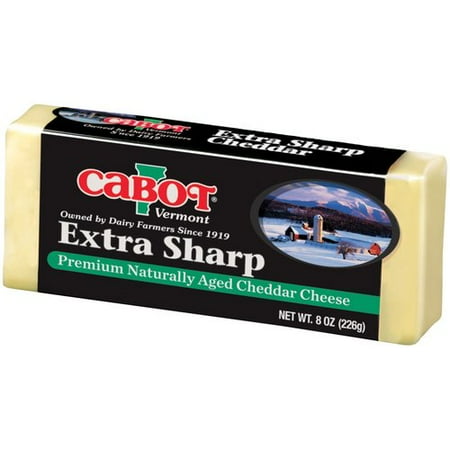 cheddar sharp extra cheese cabot vermont wisconsin oz walmart