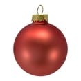 thumbnail image 6 of 2 Inch Shiny & Matte Red, Pink & Burgundy Glass Ball Christmas Ornament 12 Piece, 6 of 9