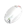 thumbnail image 3 of Miangastore Oval Mirror Sticker Lace Mirror Sticker Fashionable Creative Functional Mirror Sticker (Silver), 3 of 8