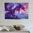 thumbnail image 3 of Orinice  Dragon Tapestry Wall Hanging 60x40 inches Medieval Magic Animal Tapestry Fantasy Magic World Natural Landscape Anime Game Tapestries for Bedroom Living Room Dorm GTXPCD811 60x40in, 3 of 7