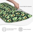 Disketp Avocado Heart Pillowcase, Queen Size Pillow Cases for Bedroom